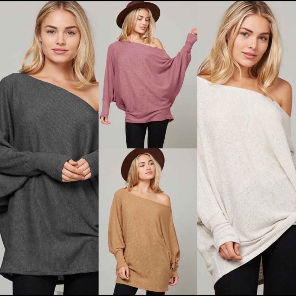 ✨Fantasy Fawn Off Shoulder Sweater
